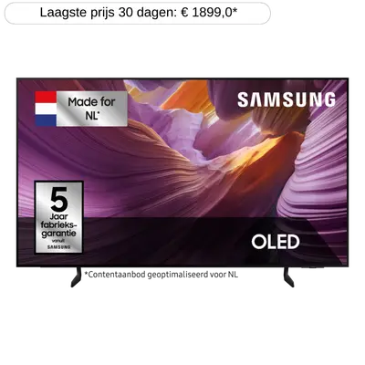SAMSUNG QE77S85FAEXXN - Ultra HD 4K - OLED-tv - 77 inch - 2025 bij MediaMarkt