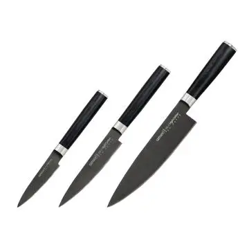 Samura Mo-V Stonewash Messenset 3-Delig bij Messen.nl