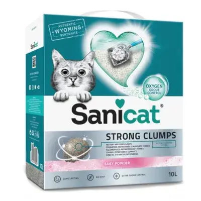 Sanicat Strong Clumps Klonterende Kattenbakvulling 10 l bij Zooplus
