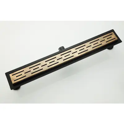 Saniclear Antique douchegoot 70x7cm verouderd messing bij Sanitairkamer