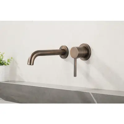 Saniclear Antique inbouw wastafelkraan met inbouwdeel verouderd messing bij Sanitairkamer