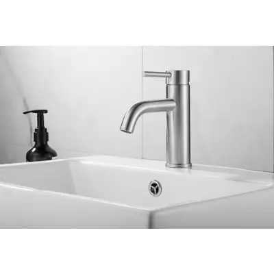 Saniclear Plus wastafelkraan RVS bij Sanitairkamer