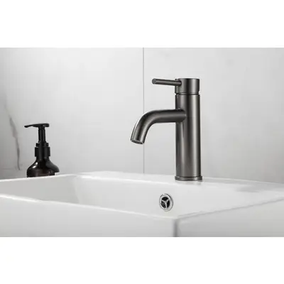 Saniclear Plus wastafelkraan verouderd ijzer - gunmetal bij Sanitairkamer
