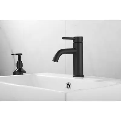 Saniclear Plus wastafelkraan zwart mat bij Sanitairkamer
