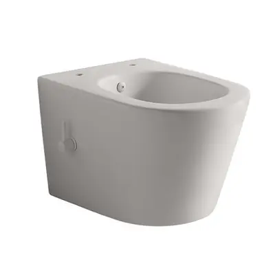 Saniclear Wash toiletpot met bidetsproeier en tornado spoeling wit mat bij Sanitairkamer