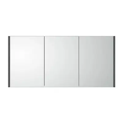 Sanisupreme Abruzzo spiegelkast 120X58X15cm- Grijs bij SaniSupreme