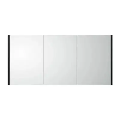 Sanisupreme Abruzzo spiegelkast 120X58X15cm- Zwart bij SaniSupreme