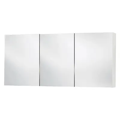 Sanisupreme Malmo spiegelkast style 120x66x13cm 3 deuren met spiegel MDF Wit Glans bij SaniSupreme