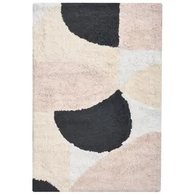 SANOLI - Badmat - Beige - 60 x 90 cm - Katoen bij Leen Bakker