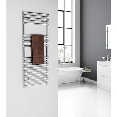 Sapho Deserto radiator chroom 50x120cm 489W bij Sanitairkamer