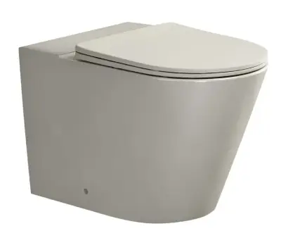 Sapho Paco - Combi toiletpot, Rimless, Vario afvoer, ivory PC1012BE-111 bij Sanitino