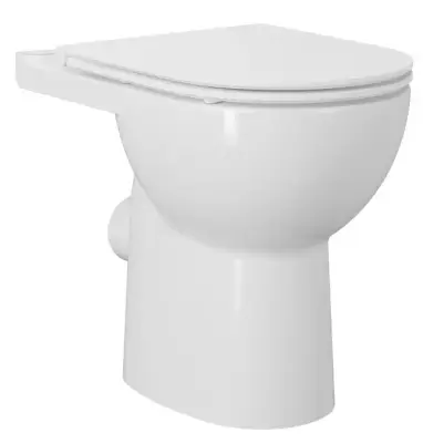 Sapho - Sanivex combi toiletpot, Rimless, Vario afvoer, wit PC108-111 bij Sanitino