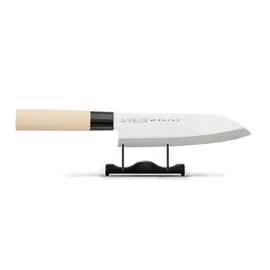 Satake - Japanse santoku mes Magnolia Wood 17 cm bij Kookgigant
