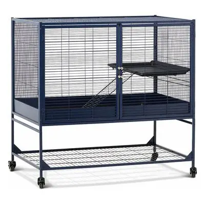 Savic Royal Suite 100, marineblauw Hoofdkooi: L 99,8 x B 63,2 x H 99 cm bij Bitiba