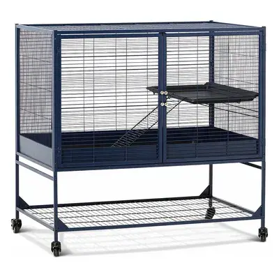 Savic Royal Suite 100, marineblauw Hoofdkooi: L 99,8 x B 63,2 x H 99 cm bij Bitiba