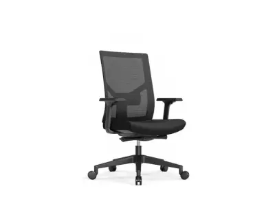 Schaffenburg 110 NEN bureaustoel EN 1335 Mesh zwart bij DiscountOffice.nl