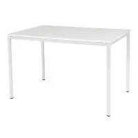 Schaffenburg Domino Basic vergadertafel wit frame krijtwit blad 120 x 80 cm bij 123inkt.nl