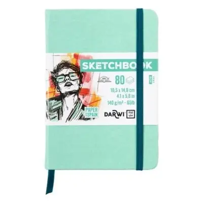 Schetsboek A6 80 bladen 140 grams Watergroen bij Art en Hobby
