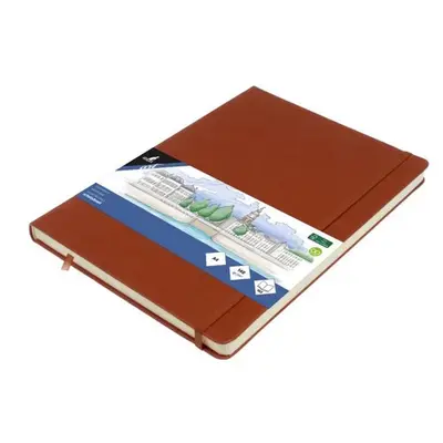 Schetsboek cognac 80 vel 140 grams roomwit A4 bij Art en Hobby