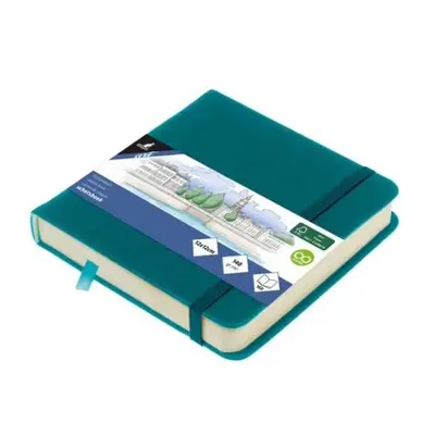 Schetsboek dark turquoise 80 vel 140 grams roomwit bij Art en Hobby