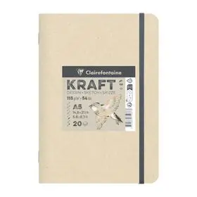 Schetsboek kraft A5 115g bij Hobbyshop-online