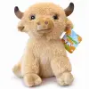 Schotse Hooglander Beige Pluche Knuffel Koe 28 cm bij TopKnuffels