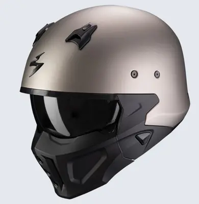 Scorpion Covert-X Mat Titanium bij Termaat Motoren
