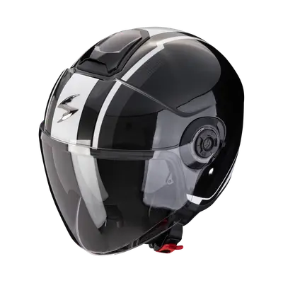 Scorpion Exo-City II Vel Black White bij Termaat Motoren