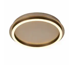 Searchlight Plafondlamp Stellar Ø 36 cm brons goud bij Lamponline