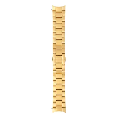 Sem Lewis Metropolitan stalen horlogeband 24 mm goudkleurig SL620026 bij Brandfield