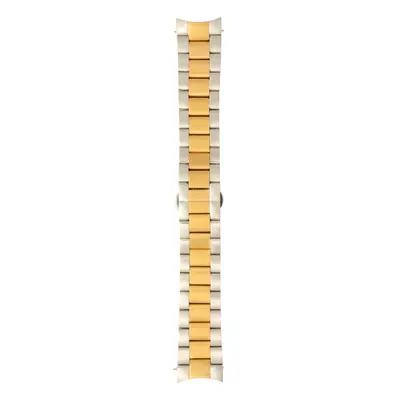 Sem Lewis Metropolitan stalen horlogeband 24 mm zilverkleurig en goudkleurig SL620027 bij Brandfield