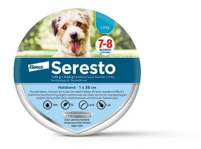 Seresto - Anti Teken- en vlooienband Hond - S/M bij Welkoop