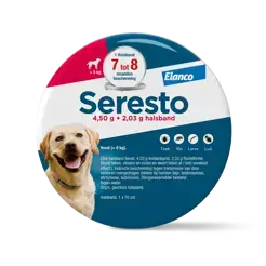 Seresto band hond vanaf 8kg Vlooien- en Tekenband bij Petfooddiscount