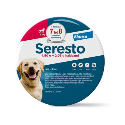 Seresto Vlooienband Hond Groot bij Discus