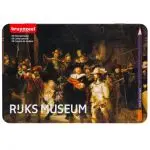 set kleurpotloden Bruynzeel 50 stuks Talens (Rijksmuseum)l in metalen doos bij KunstLokaal