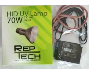 Set Tridonic Ballast 70W & RepTech HID lamp 70w bij Blue Lagoon
