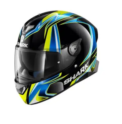 Shark Skwal 2 Sykes black blue yellow bij Termaat Motoren
