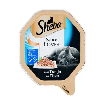 Sheba Sauce Lovers Alu Kattenvoer Tonijn 85gr bij Discus