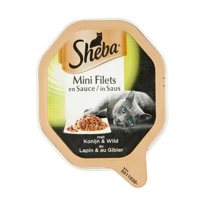 Sheba Selection Alu Saus Kattenvoer Konijn&Wild 85gr bij Discus