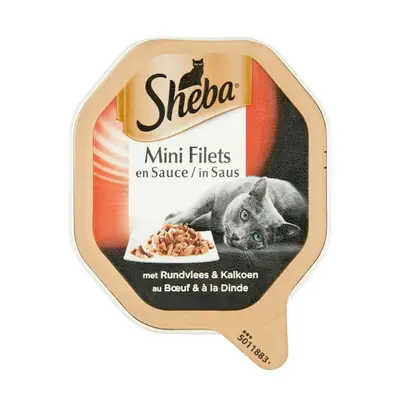 Sheba Selection Alu Saus Kattenvoer Rund&Kalkoen 85gr bij Discus