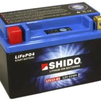 Shido LTX12-BS Lithium Ion accu bij Bunkerparts