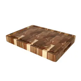 Shinrai Knives - Luxe Snijplank Acaciahout - Kopshout - 40 x 30 x 4.5 cm bij Kookgigant