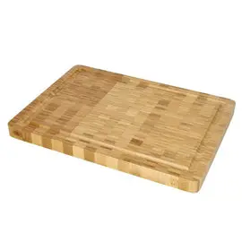 Shinrai Knives - Luxe Snijplank Bamboehout - Kopshout - 35 × 25 × 2.5 cm bij Kookgigant