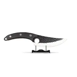 Shinrai Knives - RVS Gladiator Koksmes met holster - Zwart bij Kookgigant