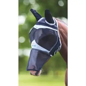 Shires vliegenmasker met oren en neusflap 6665 bij Wind Ruitersport