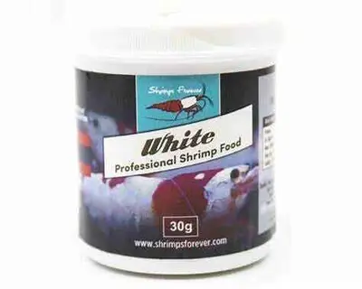 Shrimps Forever White 30 gram bij ShrimpMania Soest