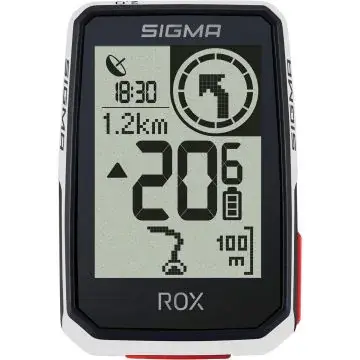 Sigma fietscomputer ROX 2.0 Endurance white bij Fietsonline
