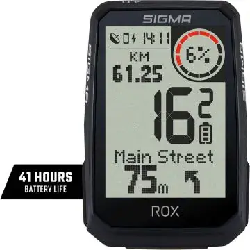 Sigma fietscomputer ROX 4.0 Endurance GPS top mount bij Fietsonline