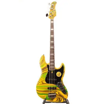 Sire V7N A4/ Yellow Swirl | Jazz Basgitaar | New Gen bij Souman Muziek