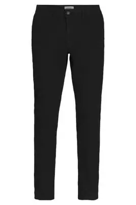 slim fit chino JREBMICHAEL zwart bij Wehkamp